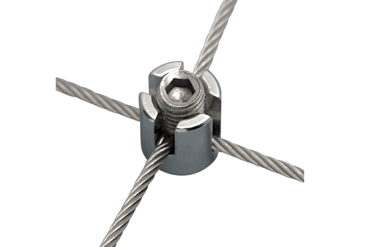 Stainless Steel Cross Wire Clamp - Surface Mount, S0722-0003, S0722-0004, S0722-0005